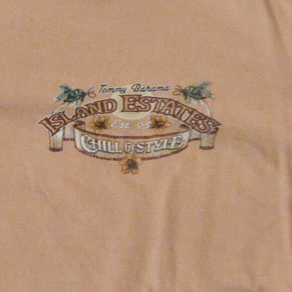 Tommy Bahama Relax Island Estates Chill in Style T-Shirt Orange Men's Sz XL - Picture 3 of 8